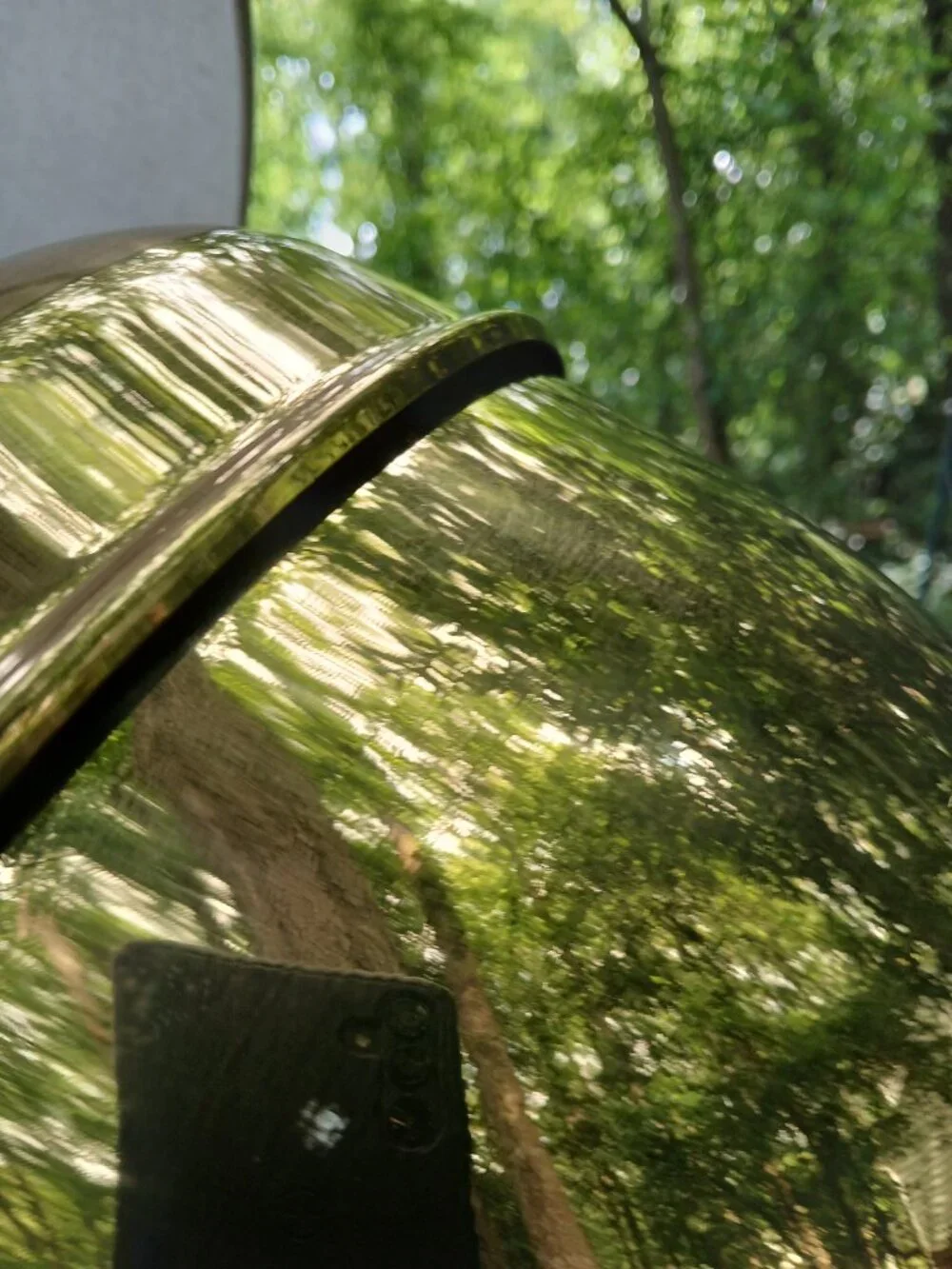Vtg Oriental Ginger Jar Brass Lamp